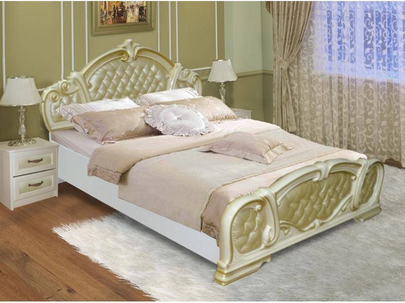 двухспальная кровать из экокожи агата 2 в Нижневартовске