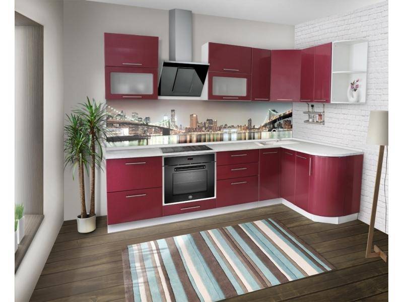 угловая кухня городской антураж в Нижневартовске