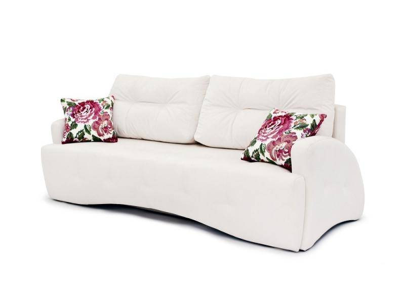 белый диван с цветными подушками исида в Нижневартовске