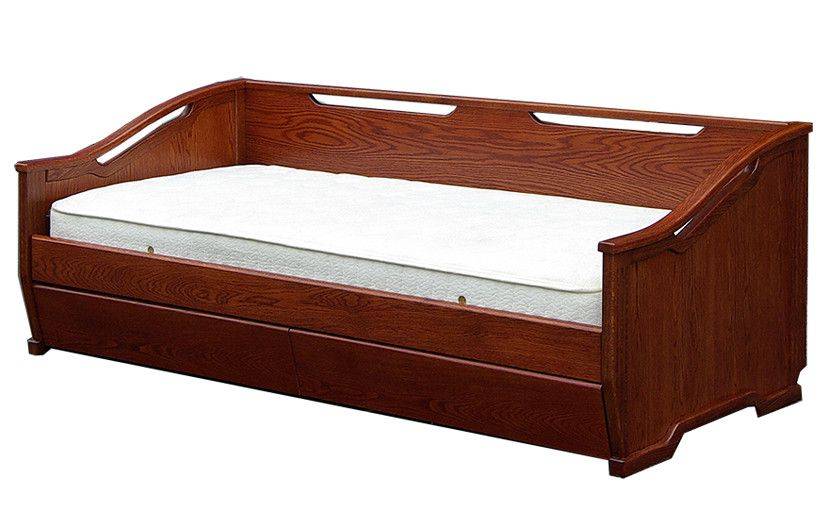 кровать из массива комфорт-люкс 2 кожзам в Нижневартовске