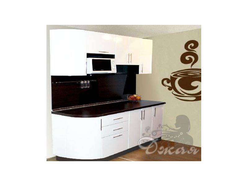 черно-белая кухня в Нижневартовске