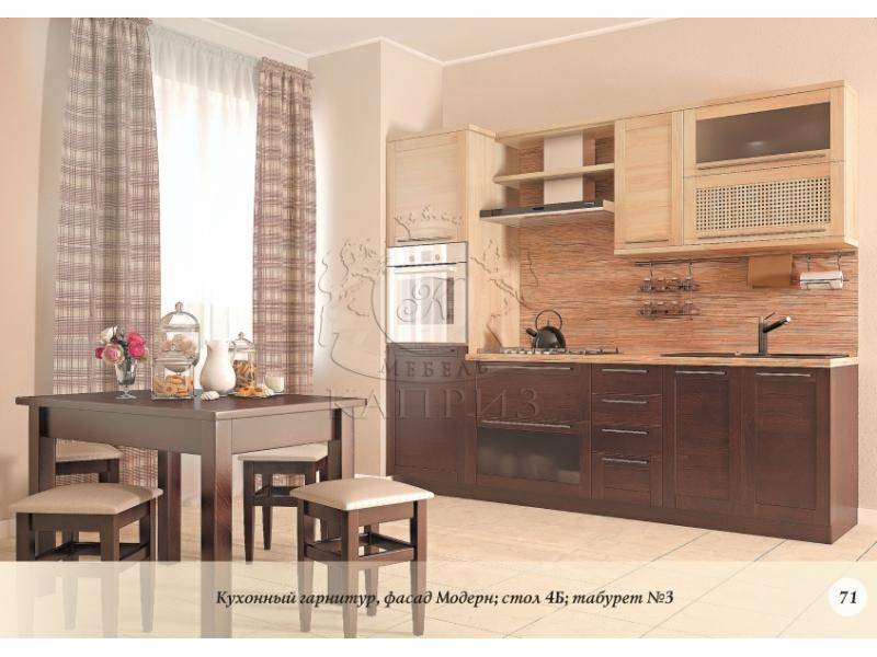 кухня с фасадом модерн в Нижневартовске