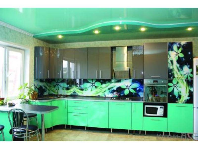 кухонный гарнитур угловой цветочный бриз в Нижневартовске