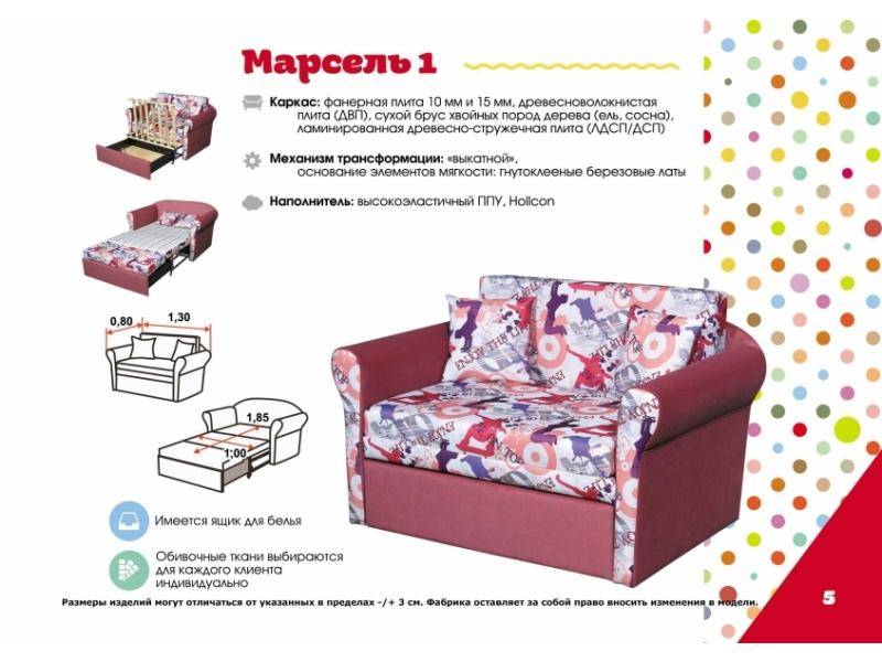 детский диван марсель 1 в Нижневартовске