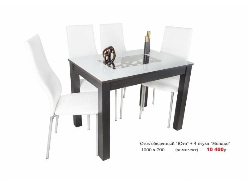 стол обеденный юта - 4 стула монако в Нижневартовске