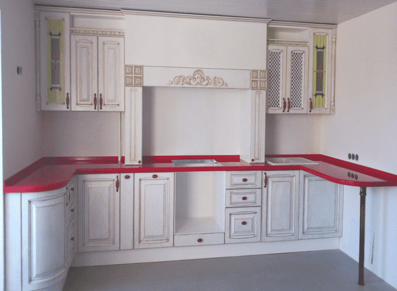 кухня из массива дерева 10 в Нижневартовске