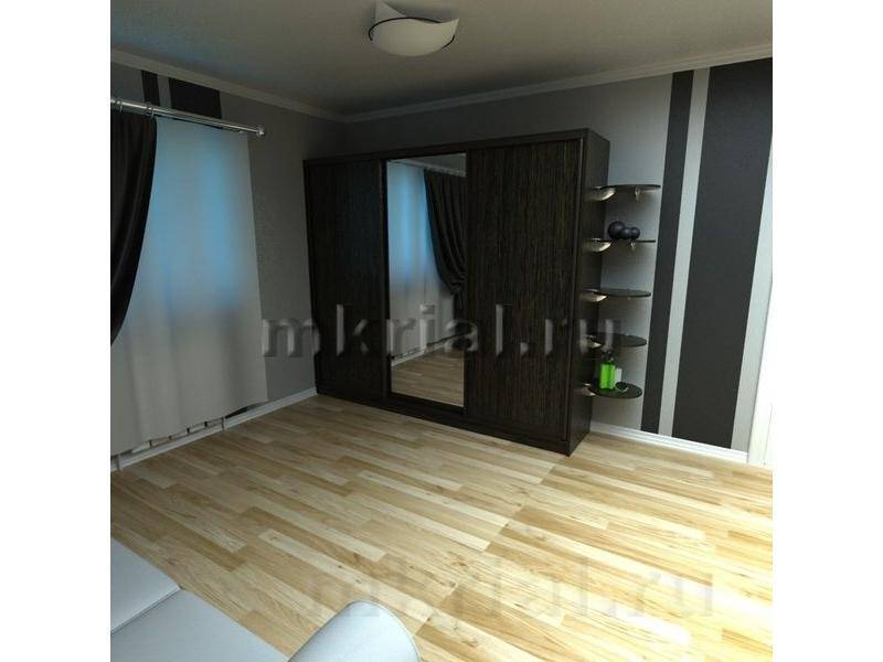 темный шкаф-купе вариант 10 в Нижневартовске