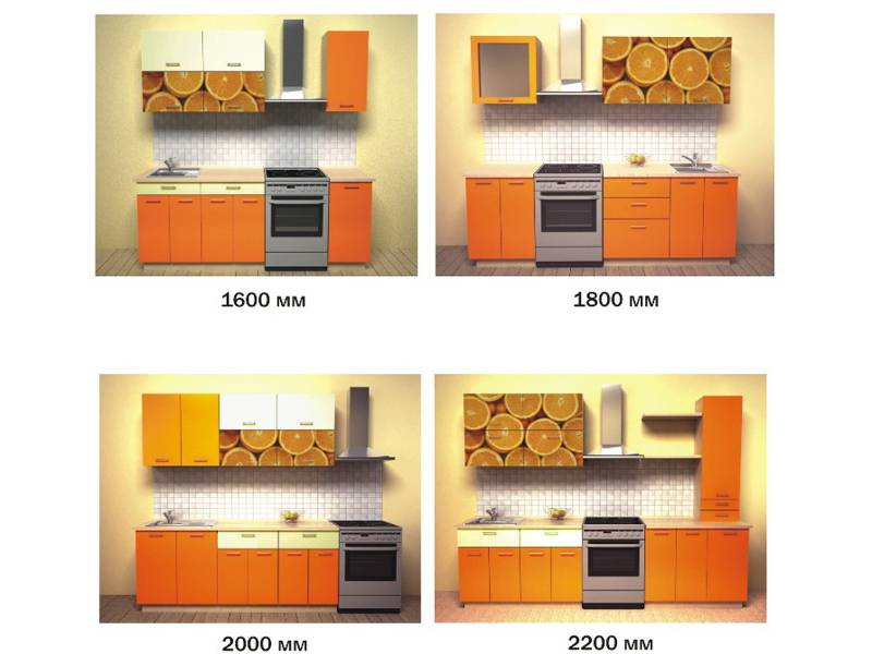 кухонный гарнитур апельсин в Нижневартовске