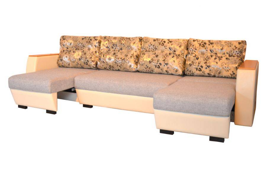 диван виктория 2 подлокотники с декором мдф в Нижневартовске