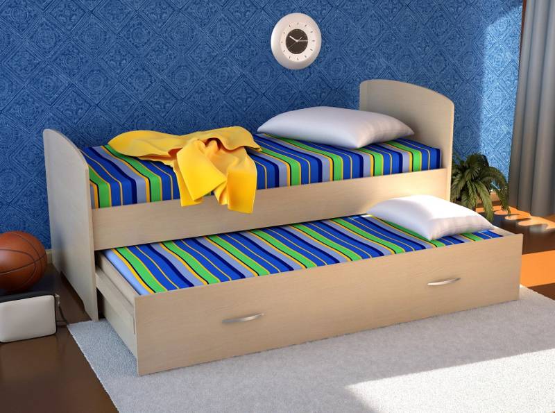 детская 2х уровневая кровать лдсп в Нижневартовске