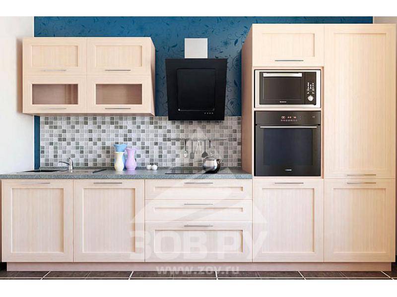 кухонный гарнитур техно 2 дуб молочный в Нижневартовске