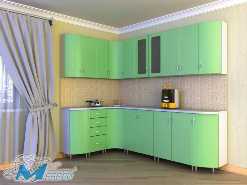 кухня угловая «сфера 1» мдф в Нижневартовске