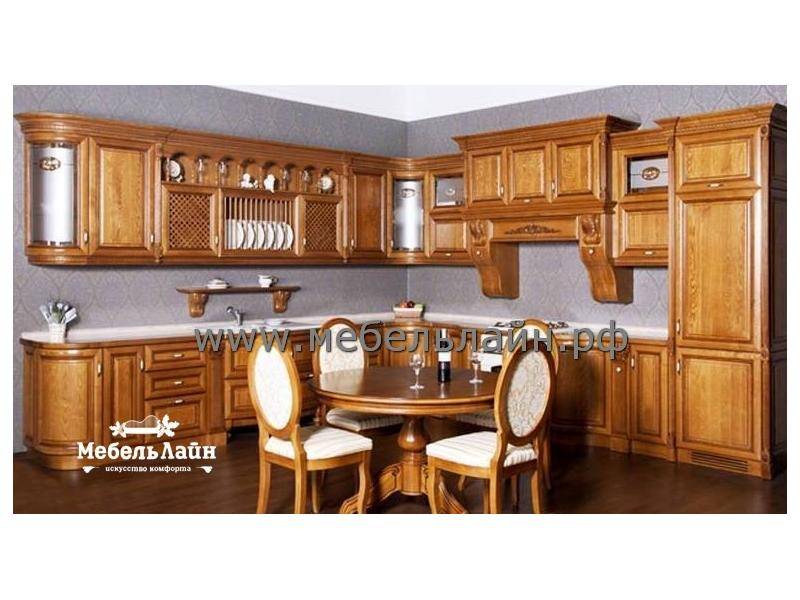 угловая кухня из дерева в Нижневартовске