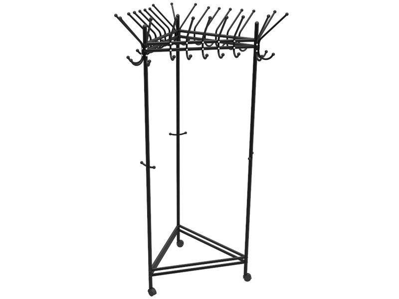 вешалка гардеробная на колесах пико 21 черный в Нижневартовске