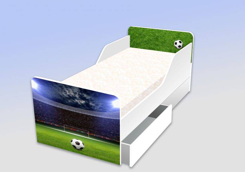 детская кровать с фотопечатью футбол в Нижневартовске