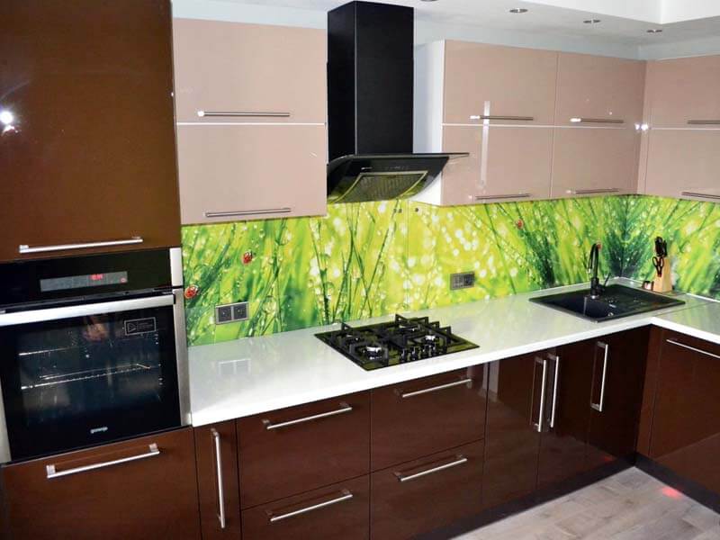 кухня акрил шоколадный 18uv в Нижневартовске