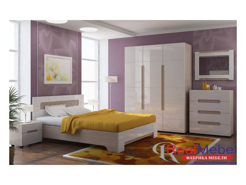 красивая глянцевая спальня палермо в Нижневартовске