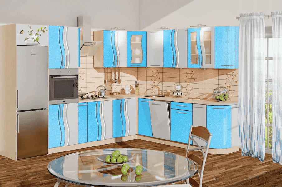 новая угловая кухня волна в Нижневартовске