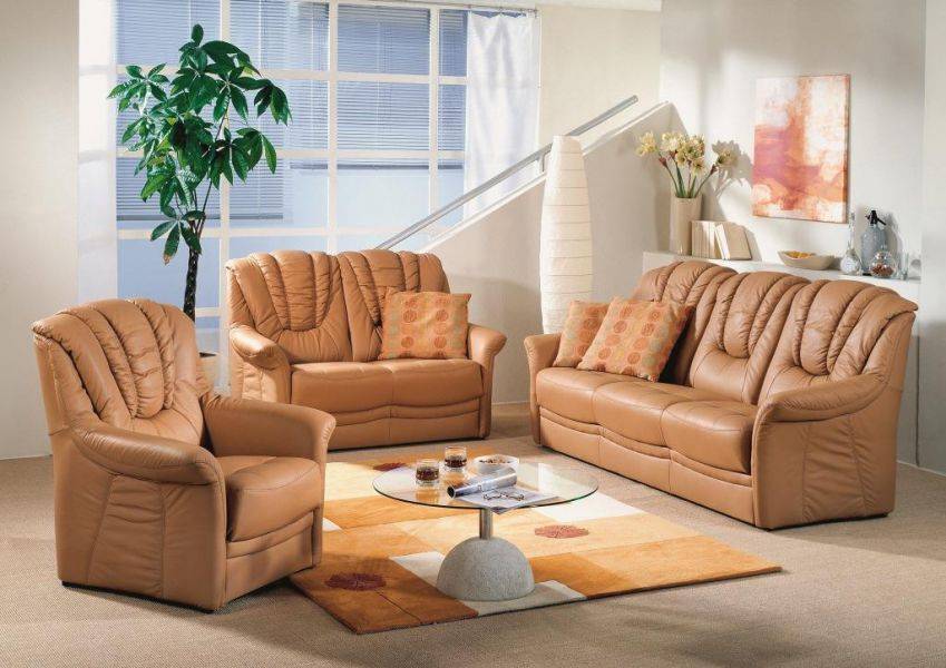 двухместный кожаный диван senta в Нижневартовске