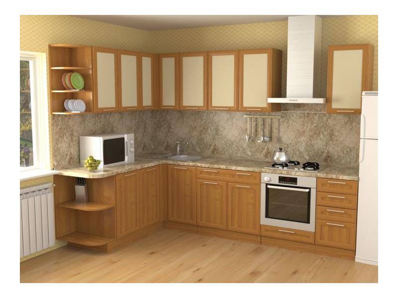 качественная угловая кухня №2 в Нижневартовске