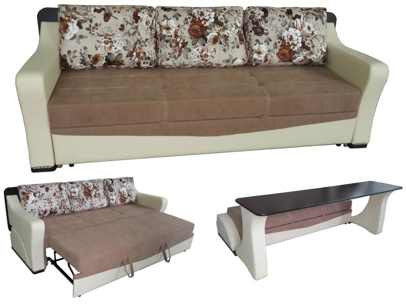 диван-кровать-стол евро 6 в Нижневартовске