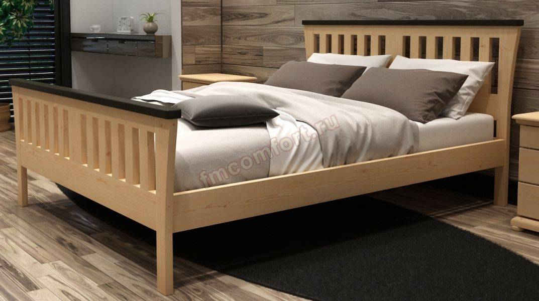 кровать из дерева идиллия 03 в Нижневартовске