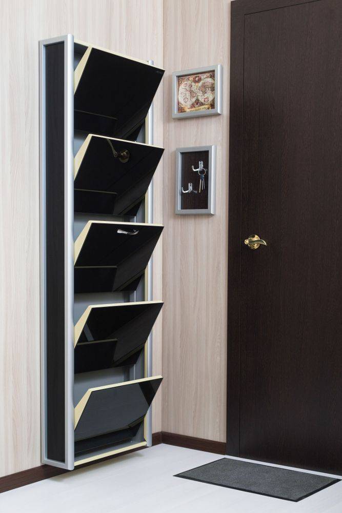 обувной шкаф комфорт стекло черное в Нижневартовске