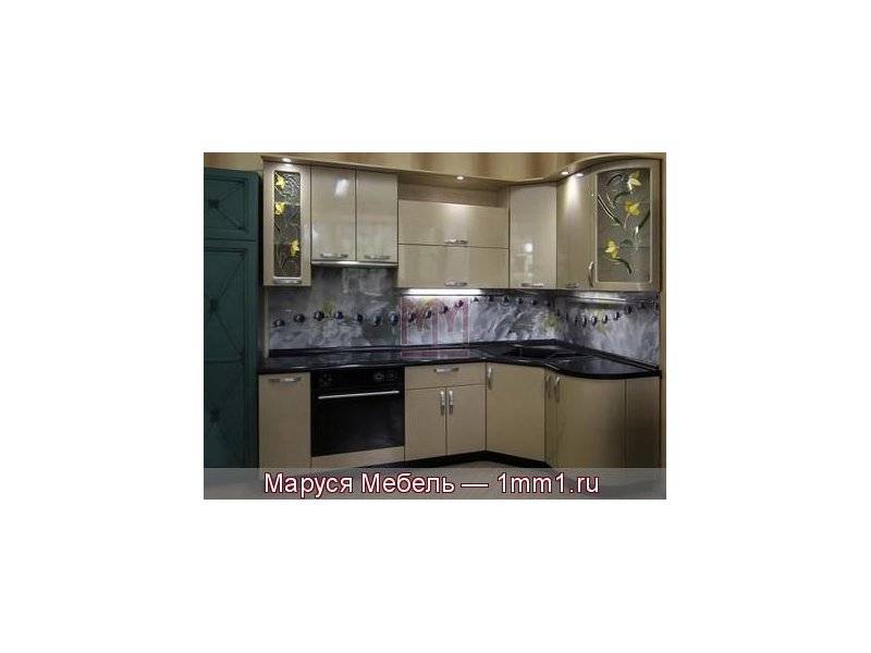 кухня шампань из мдф с пвх металлик в Нижневартовске