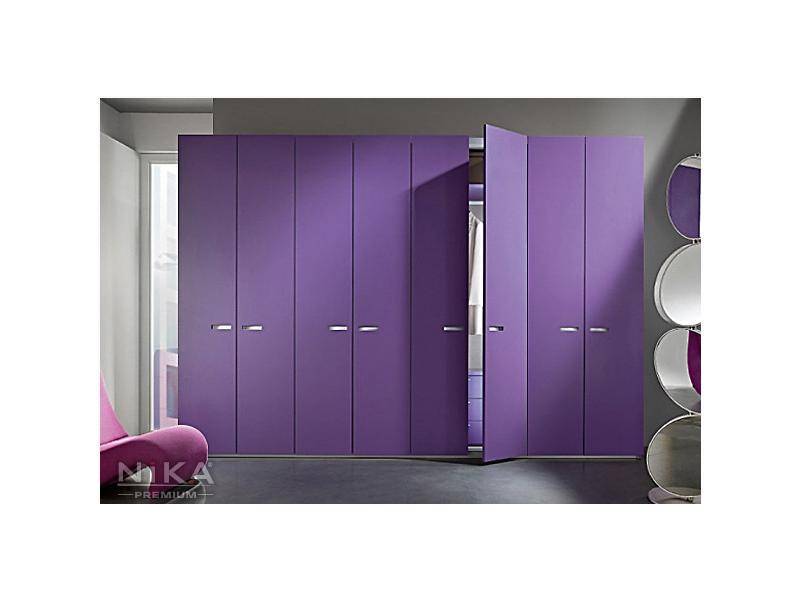распашной сиреневый шкаф в Нижневартовске
