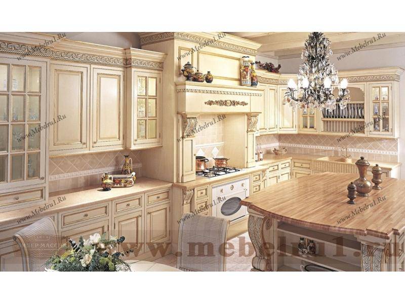 кухня император из массива дуба в Нижневартовске