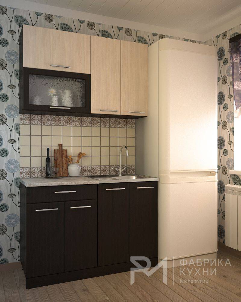 кухонный гарнитур эконом венге береза в Нижневартовске
