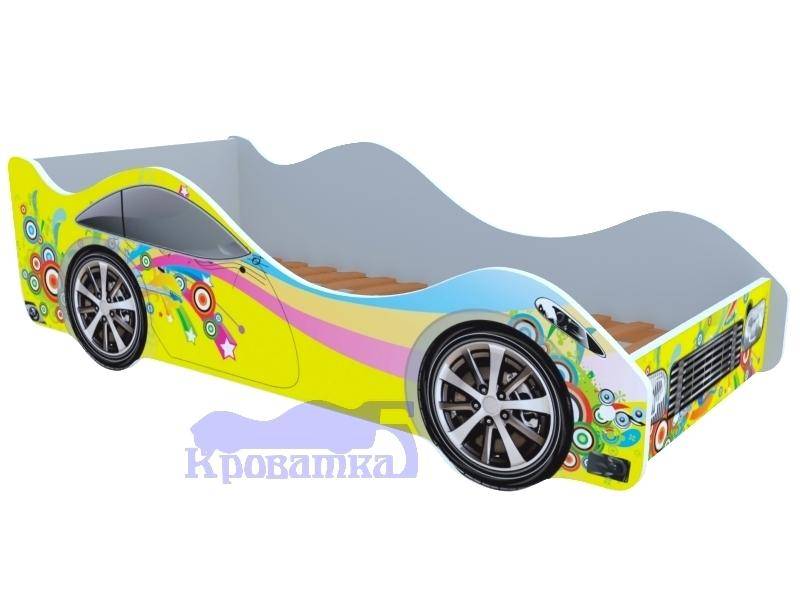 кровать-машина желтая радуга в Нижневартовске