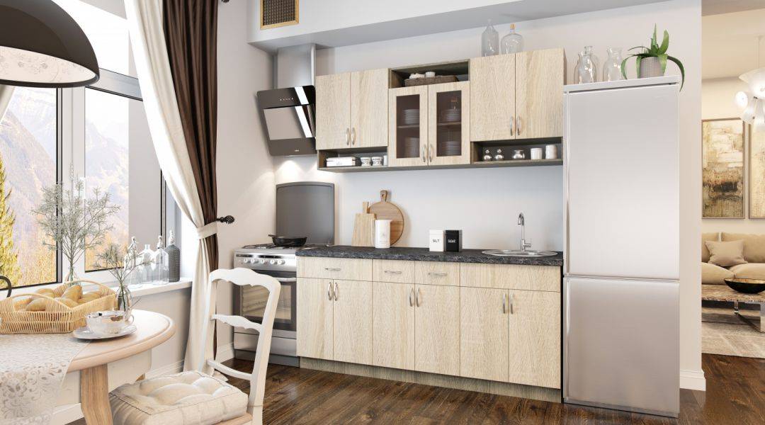 кухня прямая ламината в Нижневартовске