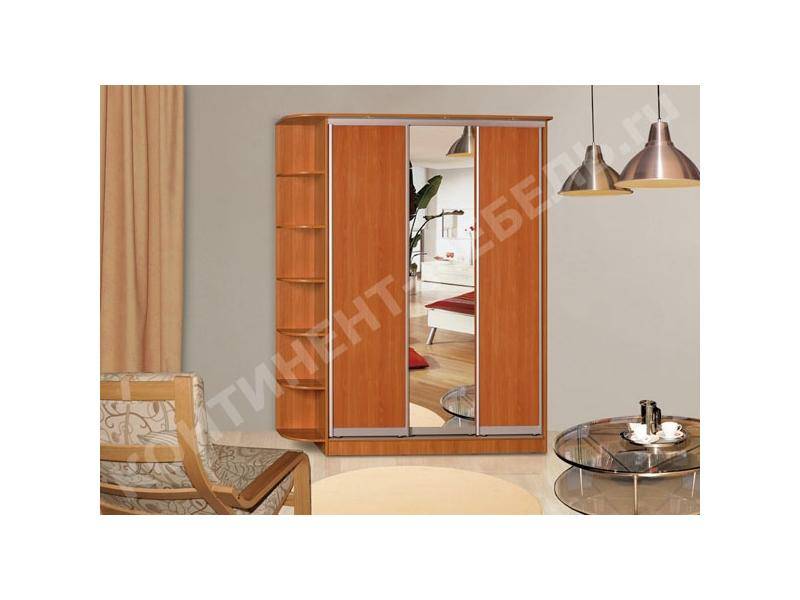 шкаф-купе 3 с зеркалом в Нижневартовске