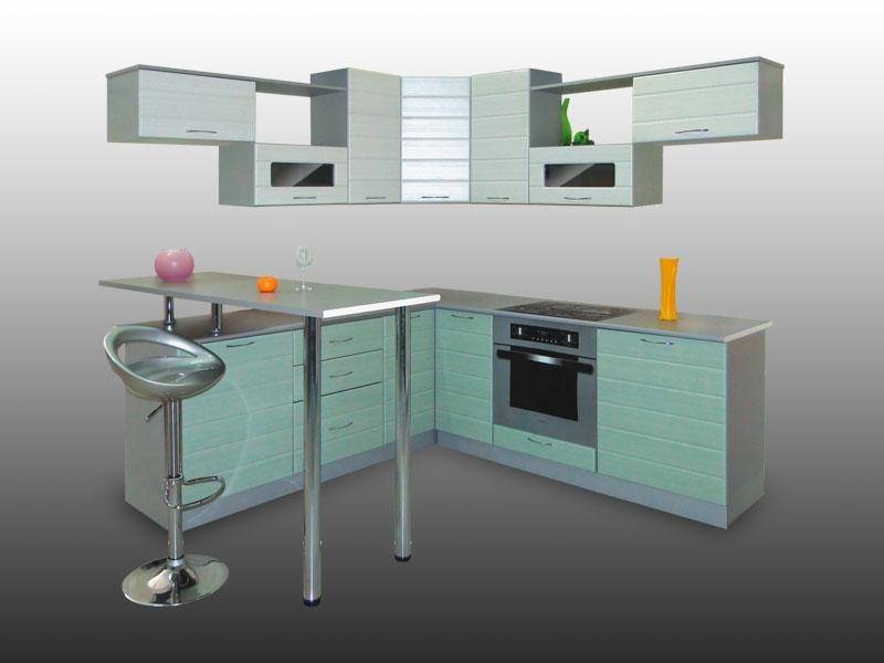 кухонный гарнитур угловой страйп в Нижневартовске