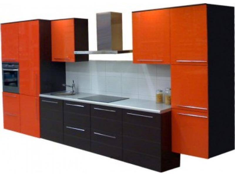 кухонный гарнитур прямой акрилайн в Нижневартовске