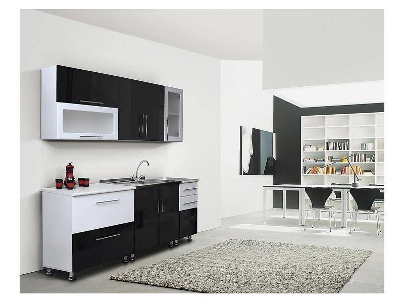 черно-белая кухня ника-1 в Нижневартовске