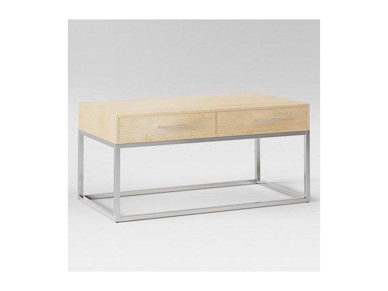 журнальный стол chrome + wooden boxes в Нижневартовске