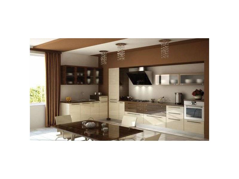 кухня 15 комбинированная с открытыми полками в Нижневартовске