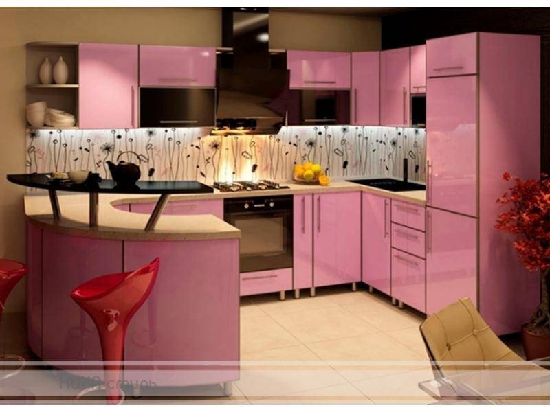 кухонный гарнитур фукси в Нижневартовске