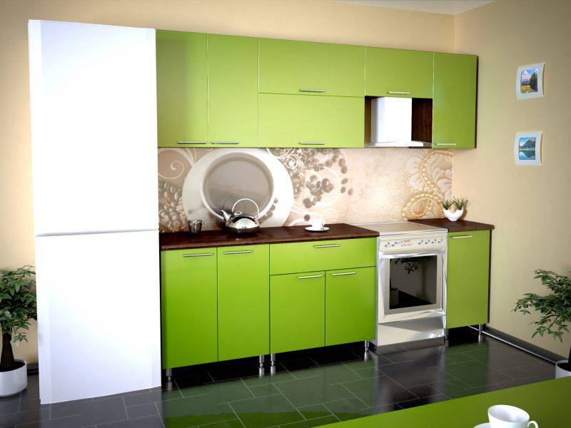 кухня олимпия 1 зеленая в Нижневартовске