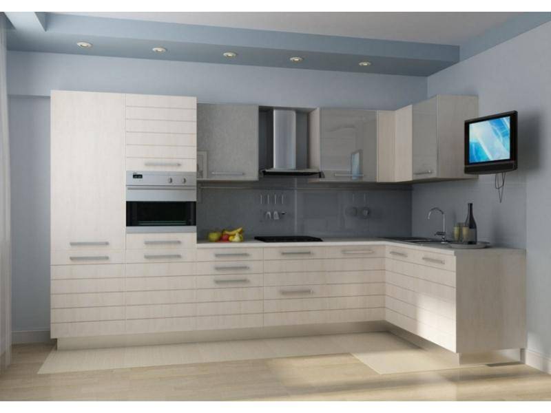 современная угловая кухня в Нижневартовске