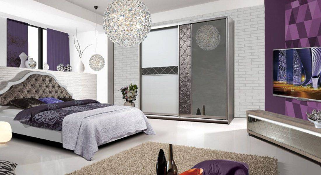 спальный гарнитур кристал 2 в Нижневартовске