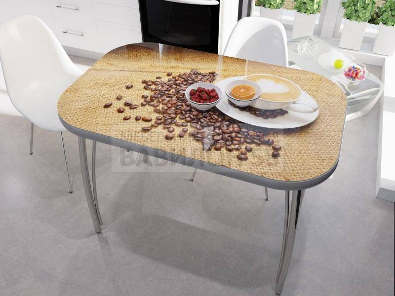 стол со стеклом кофе в Нижневартовске