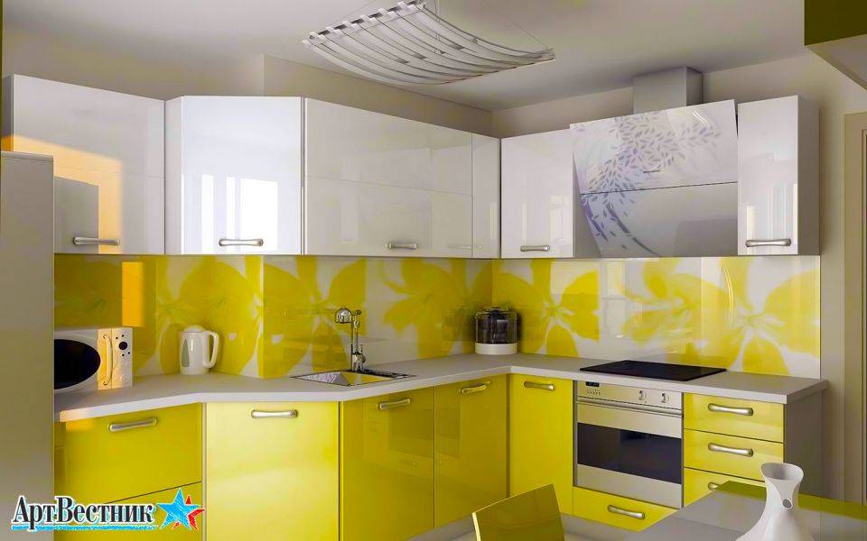 оригинальная угловая кухня в Нижневартовске