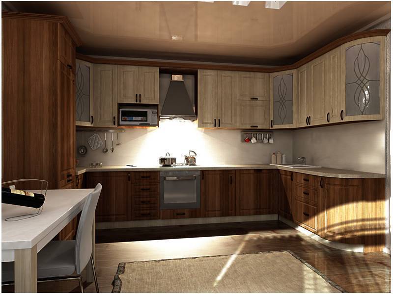 кухня угловая мдф руби в Нижневартовске