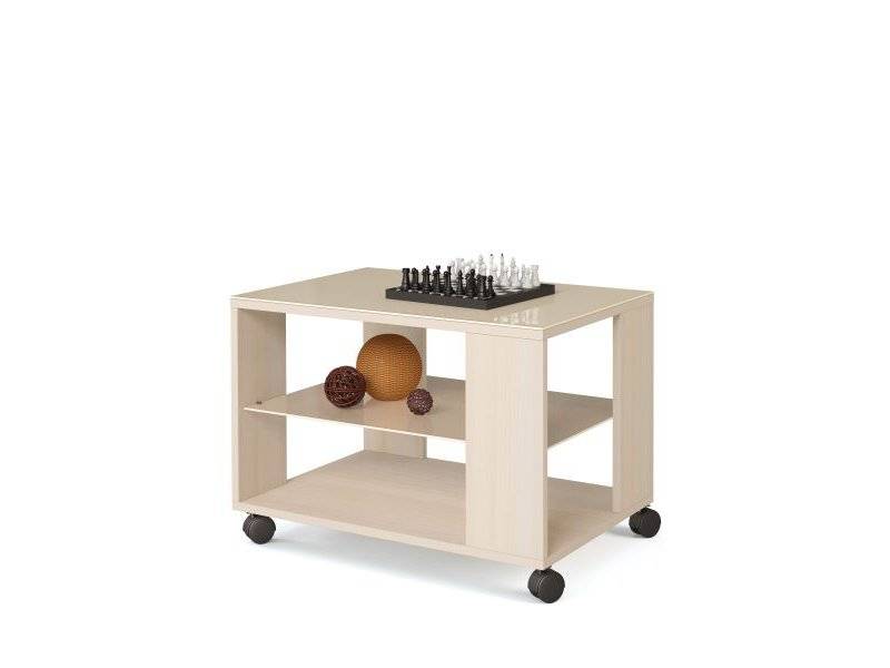 стол журнальный эдем-03 со стеклом в Нижневартовске