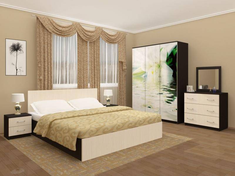 спальня лилия мдф (с фотопечатью) в Нижневартовске