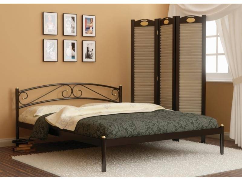 односпальная металлическая кровать lux (люкс) в Нижневартовске