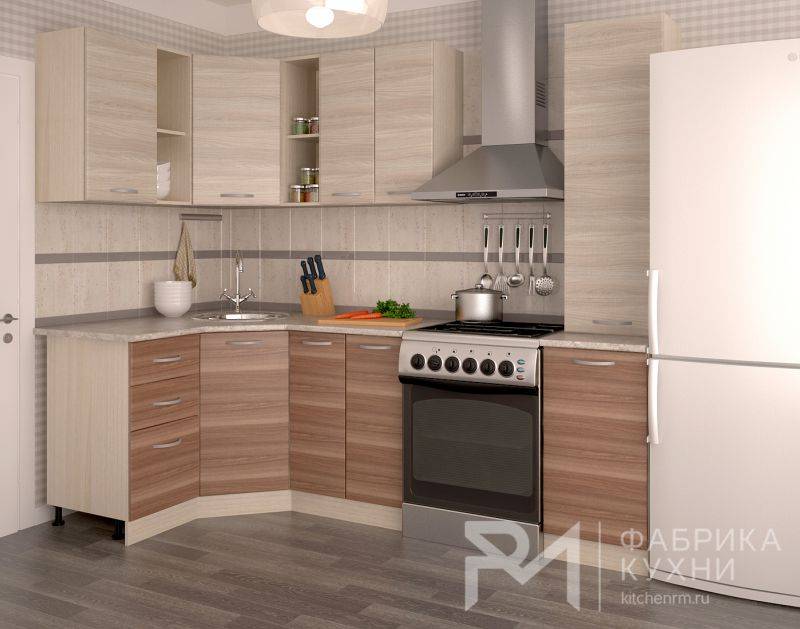 кухня эконом класса - эконом шимо светлый шимо темный в Нижневартовске